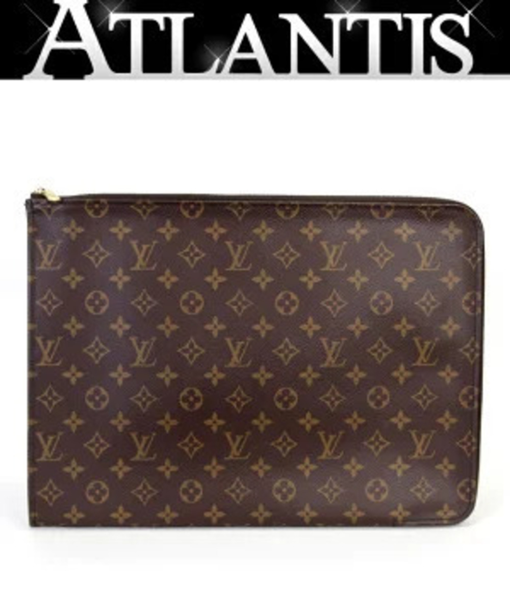 Louis Vuitton Pochette Documents Shoulder Bag Case Monogram